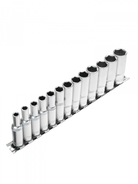 Набор головок удлиненных 3/8″ шестигранных 13 предметов 6-19 мм Vertul VR50578
