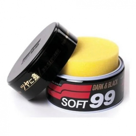 Soft99 Soft Wax - Полироль для кузова защитный для темных, 300 гр