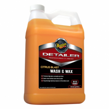 Meguiars Citrus Blast Wash & Wax Моющее средство с воском, 3,79л.