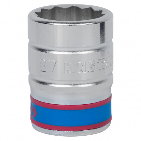 Головка торцевая стандартная двенадцатигранная 3/4", 27 мм KING TONY 633027M