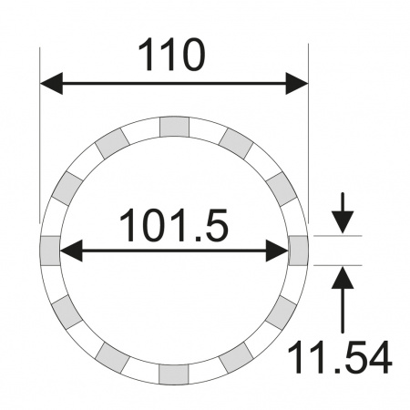 Съемник гайки задней оси 3/4” DR 101.5мм 12PT (MERCEDES) JTC