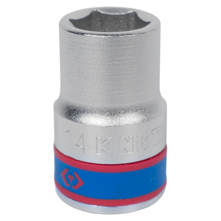 Головка торцевая стандартная шестигранная 1/2", 14 мм KING TONY 433514M