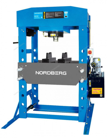 Электрогидравлический пресс, 150 т, с опорными блоками NORDBERG N36150E