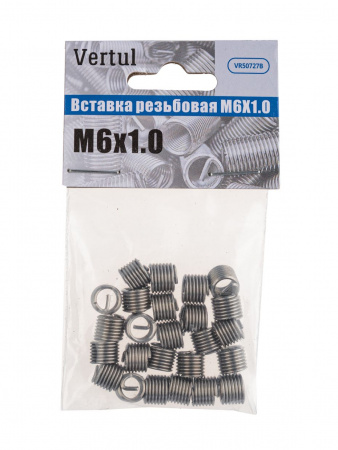 Вставка резьбовая M6X1.0 Vertul VR50727B