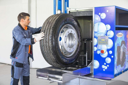 Автоматическая мойка колес ТОРНАДО TRUCK H, с нагревом, для грузовых автомобилей