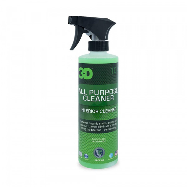 3D All Purpose Cleaner - Биоразлагаемый очиститель на основе ферментов для всех типов поверхностей салона и кузова, 473 мл