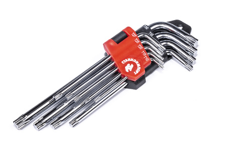 CS-11.11.10 Набор угловых ключей Torx, 9шт.