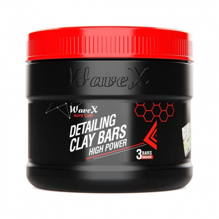 Wavex Premium Detailing Clay Bar - Глина для очистки кузова, 3 шт