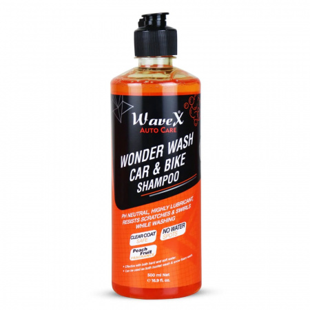 Wavex Wonder Wash Car Shampoo - Ручной шампунь для мойки из ведра, 500 мл