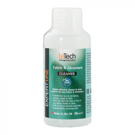 LeTech Expert Line Fabric & Alcantara Cleaner (100ml) - Средство для чистки ткани (пенообразов)
