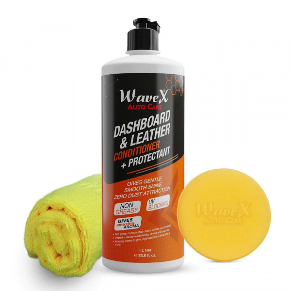 Wavex Dashboard & Leather Conditioner Plus Protectant - Кондиционер для кожи и пластика, 1 л