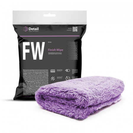 Detail FW (Finish Wipe) - Микрофибровая салфетка для располировки жирных составов, 40х40 см