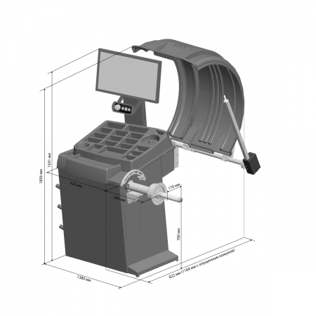 Балансировочный станок Sivik Galaxy СБМП-60/3D