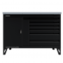 Верстак слесарный 2-х тумбовый. 7 ящиков. столешница Zn /PowerMechanics-SW2000110RDD