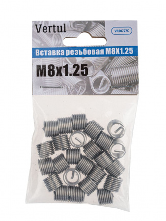 Вставка резьбовая M8X1.25 Vertul VR50727C