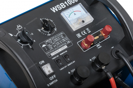 Пуско-зарядное устройство NORDBERG WSB1000 12/24 В, 1000 A