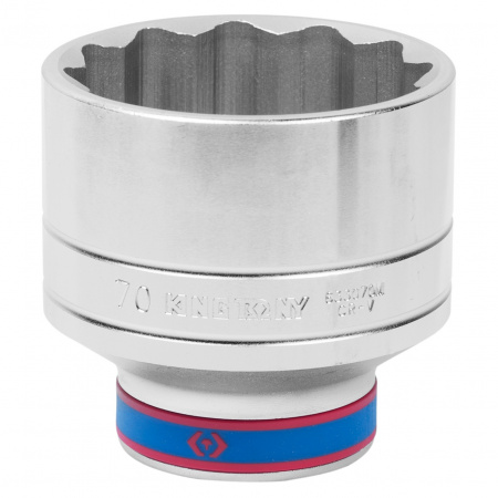 Головка торцевая стандартная двенадцатигранная 3/4", 70 мм KING TONY 633070M