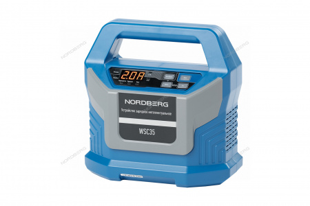Зарядное интеллектуальное устройство NORDBERG WSC35 12/24 В, 15 A