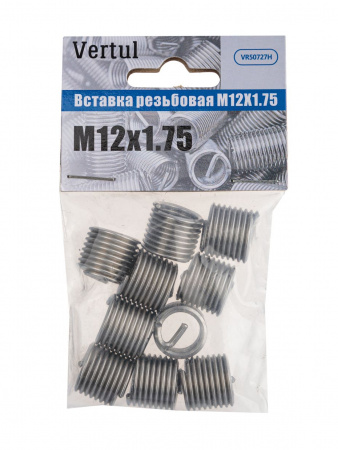 Вставка резьбовая M12X1.75 Vertul VR50727H