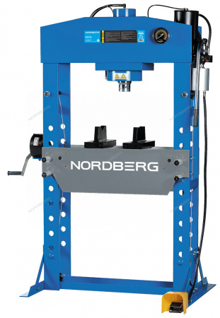Пресс гидравлический, 75 т, пневмоуправление NORDBERG N3675A