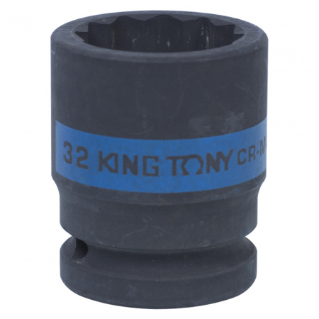 Головка торцевая ударная двенадцатигранная 3/4", 32 мм KING TONY 653032M