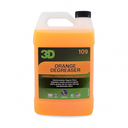 3D Orange Degreaser - Чистящее средство для салона и кузова, 3.78 л