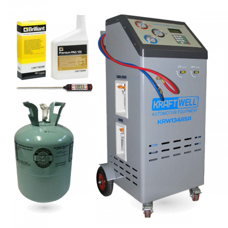 Комплект для обслуживания кондиционеров на базе KraftWell KRW134ASA_set