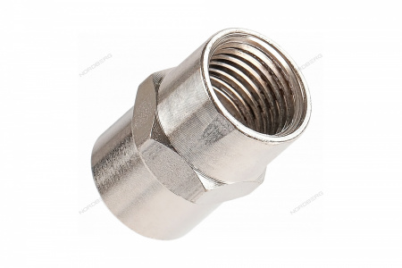 Переходник резьбовой F1/4" - F1/4"