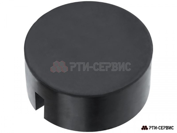 Накладка резиновая с пазом на домкрат подкатной ø81 h36