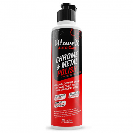 Wavex Chrome & Metal Polish - Полироль для металла и хрома, 350 гр