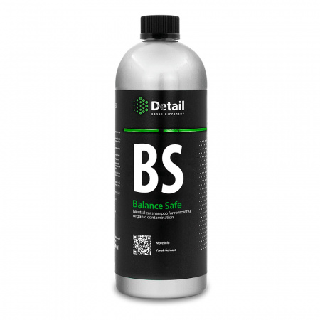 Detail BS (Balance Safe) - нейтральный шампунь для удаления органических загрязнений, 1 л
