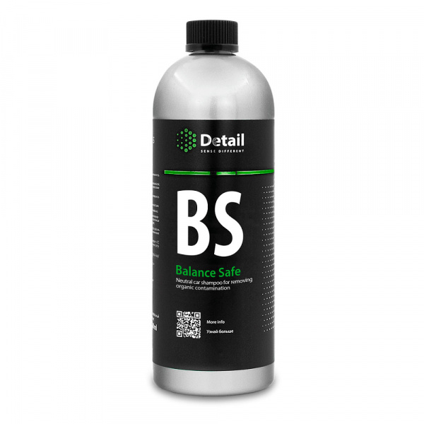 Detail BS (Balance Safe) - нейтральный шампунь для удаления органических загрязнений, 1 л