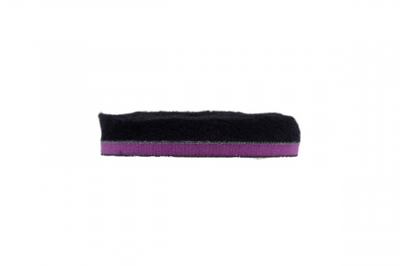 135/25 ZviZZer черный меховой круг (ворс 15 мм)