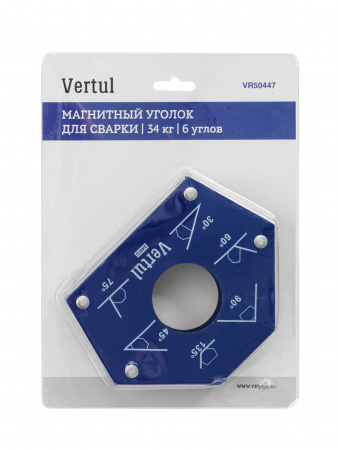 Магнитный уголок для сварки 34кг, 6 углов Vertul VR50447